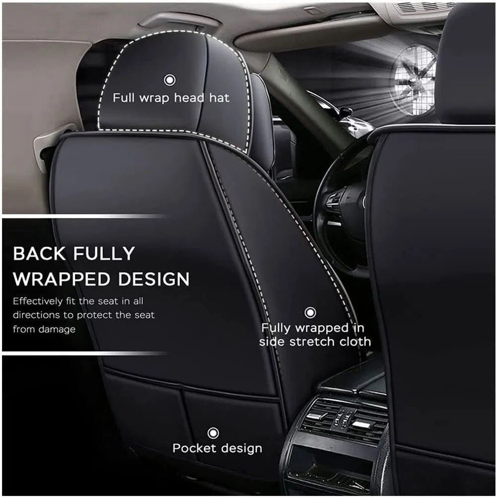 EviKoo Protector de Asiento de Coche,Compatible para Toyota Tnga,Fundas de Asiento,A-Blue