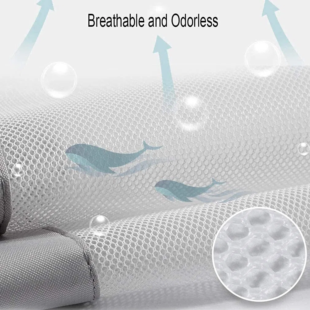 Baby Playpen Barandillas de Cama extralargas para niños pequeños Barandilla de Seguridad con Malla ventilada para niños Barandilla de elevación Vertical Altura Ajustable Anticolisi