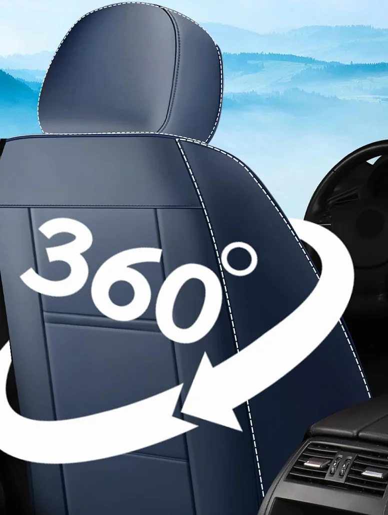 Juego completo de fundas de asiento de coche para Mercedes Benz Clase S S280 W220 S320 W220 S430L W220 S500 W220 S500L W220 5 asientos Juego completo de fundas protectoras de piel de napa