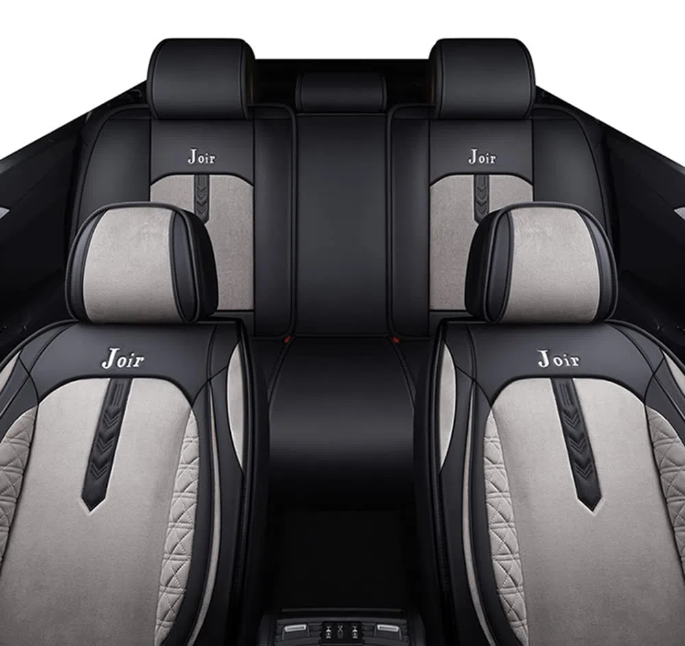 Funda de asiento de automóvil, Universal Cuero Fundas Asientos Protector Asiento Cuero Universales 5-Asiento Cojines de Asiento Automáticos Extraíbles,Verde,Luxury