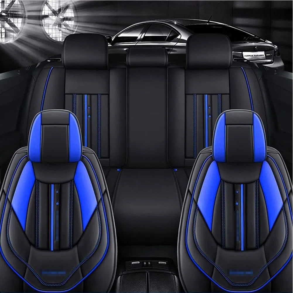EviKoo Protector de Asiento de Coche,Compatible para Toyota Tnga,Fundas de Asiento,A-Blue