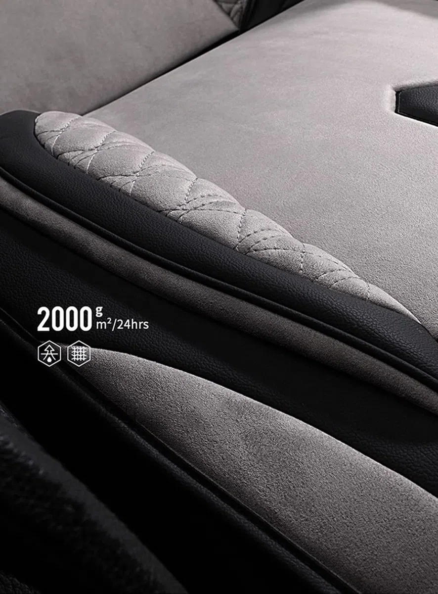 Funda de asiento de automóvil, Universal Cuero Fundas Asientos Protector Asiento Cuero Universales 5-Asiento Cojines de Asiento Automáticos Extraíbles,Verde,Luxury
