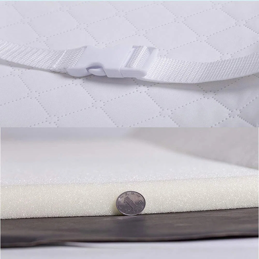Alfombrilla para Cambiar pañales para bebés recién Nacidos Alfombrilla para Cambiar pañales con Bordes elevados Estación de Viaje para Cambiar pañales Impermeable y portátil, A