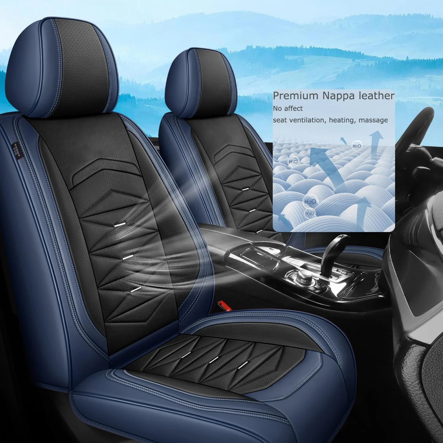 Juego completo de fundas de asiento de coche para Mercedes Benz Clase S S280 W220 S320 W220 S430L W220 S500 W220 S500L W220 5 asientos Juego completo de fundas protectoras de piel de napa