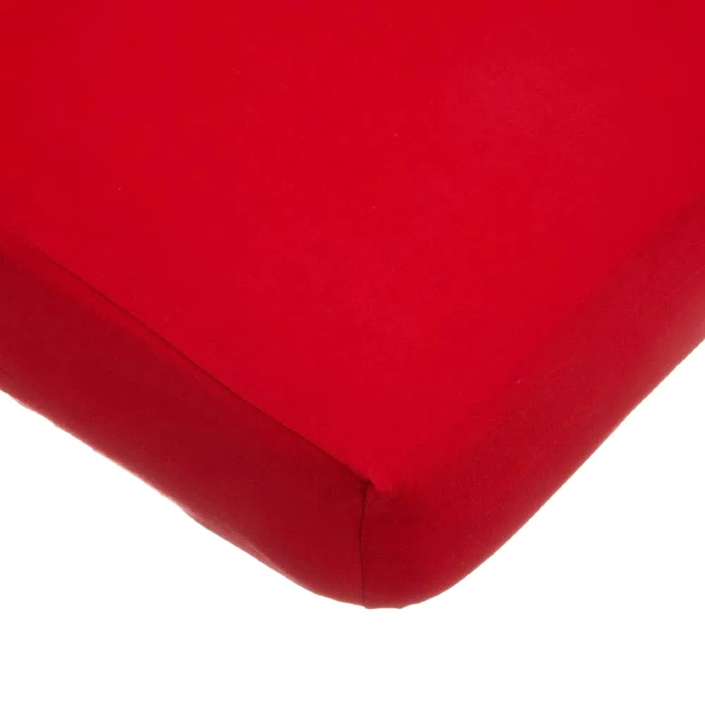 American Baby Company Jersey Knit Crib Sheet, rojo
