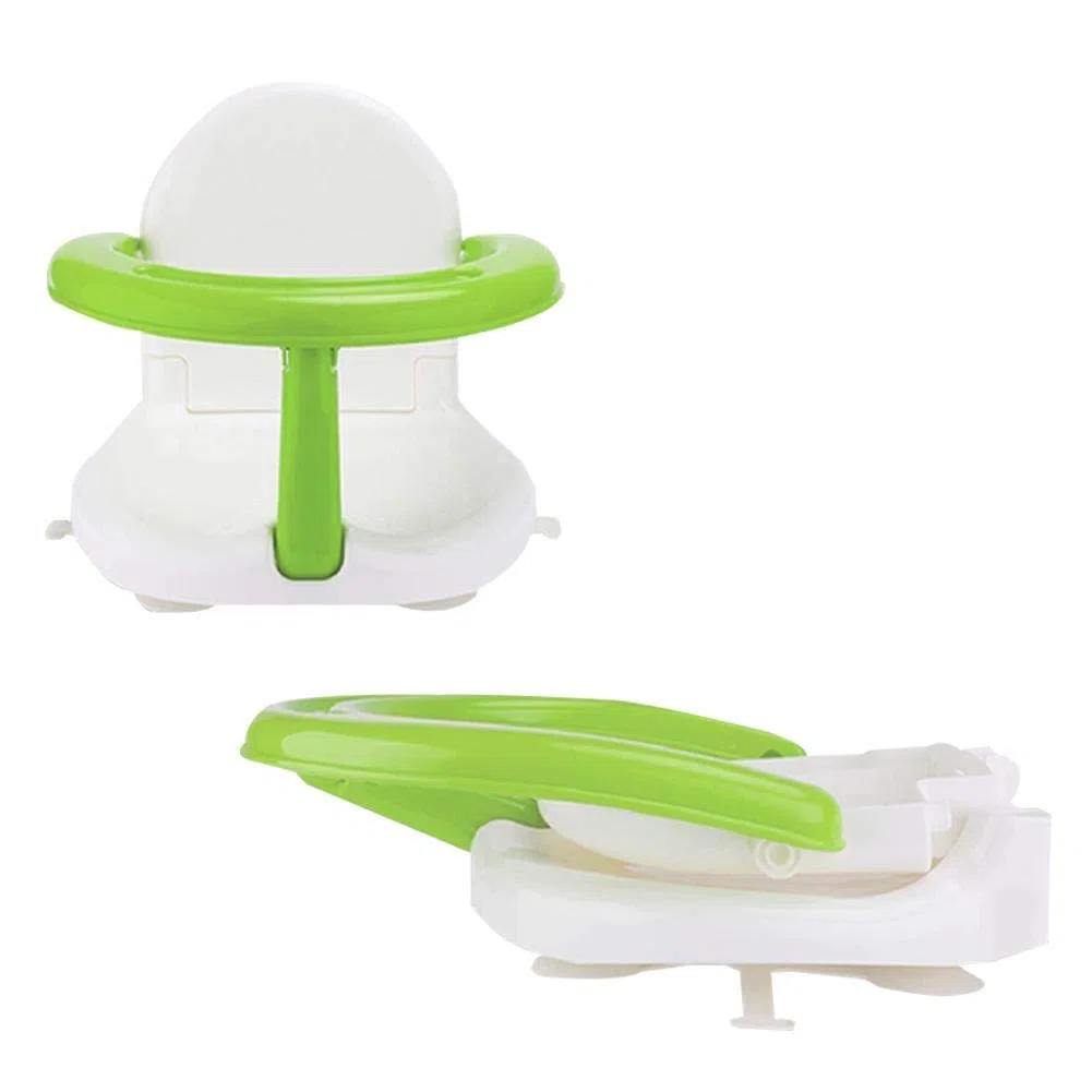 Asiento de baño, Asiento de baño Giratorio, Asiento de baño Plegable, Asiento de baño Giratorio Orbital para bebés, Asiento de bañera para bebés para Sentarse con Respaldo y ventos