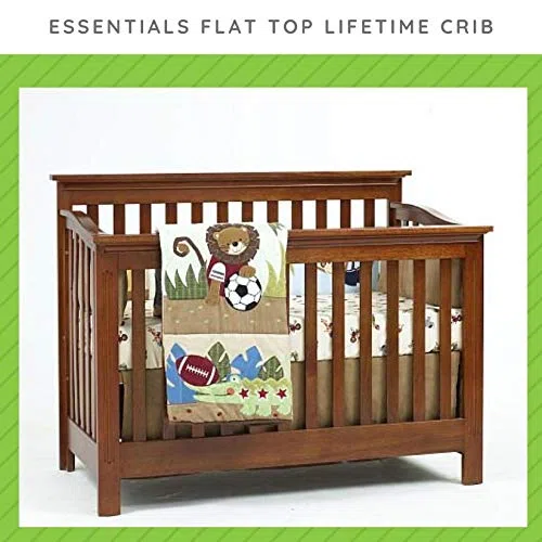 CC KITS Barandilla de seguridad para cama infantil para cuna de bebé (castaño clásico)