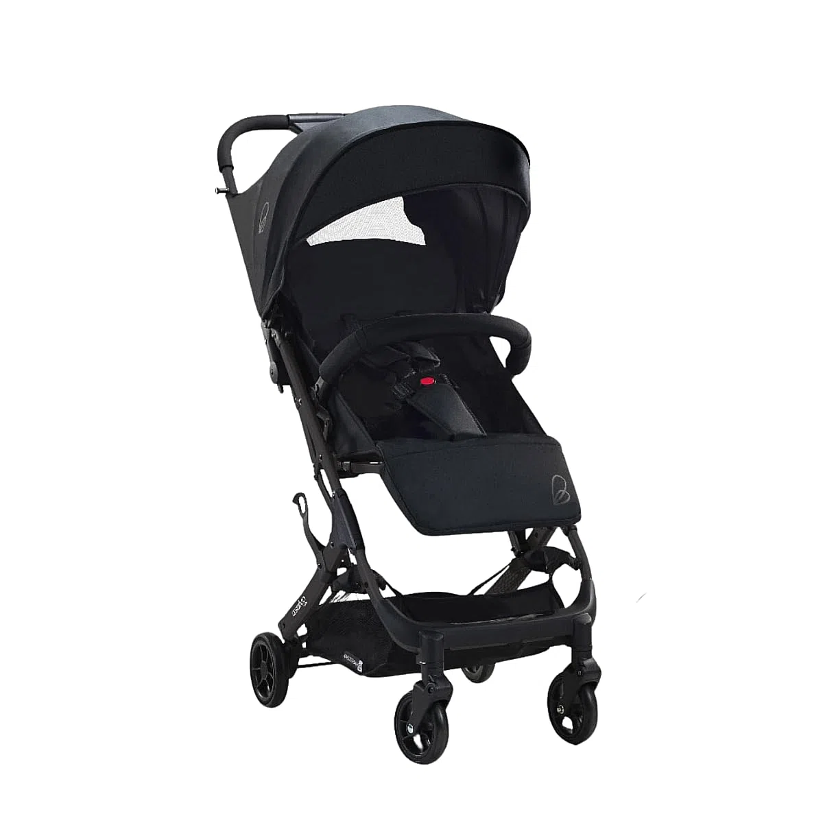 Asalvo AMSTERDAM Travel System, Carrito de bebé, Cochecito multifuncional, Silla de Auto Grupo 0+, Plegado Compacto con una Mano, Ligero, Seguridad y Comodidad, SPF50+, Carga máxima 23 kg, Negro