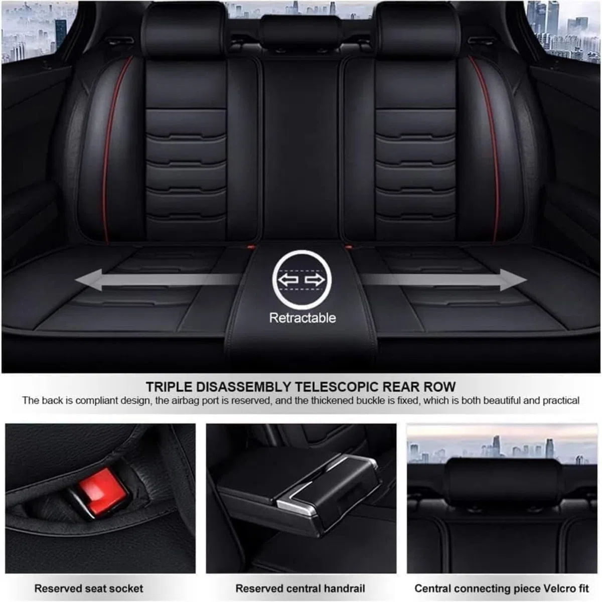 para Citroen Jumpy/Dispatch 1995-2024 Fundas Asientos Coche