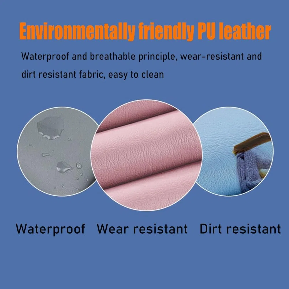 Pegatinas de Pared Pegatinas De Pared 7pcs, Almohadillas De Pared para Habitaciones Infantiles, Papel Pintado Impermeable De Cuero PU Autoadhesivo Anticolisión, para Familias Y Jardines De Infancia (